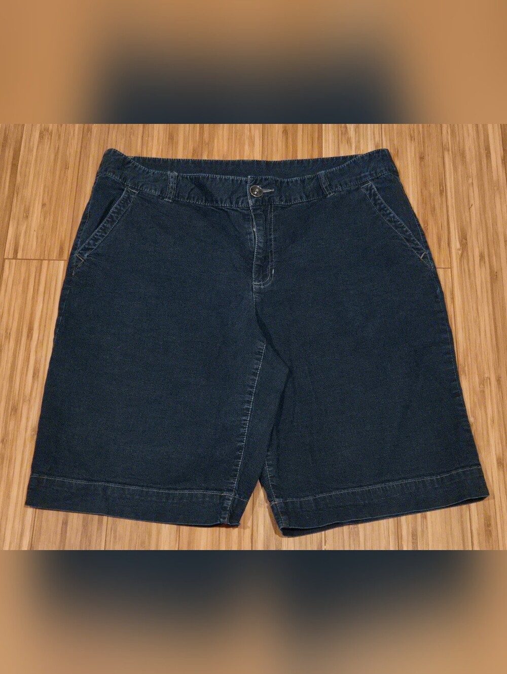 Style & Co Dark Blue Jean Shorts